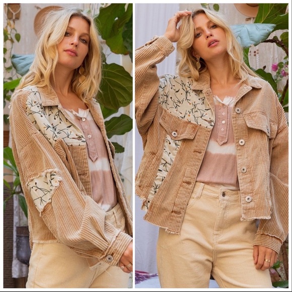 POL Wild At Heart Camel Cord Jacket - Picture 7 of 16